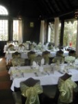 Constantia Nek restaurant party table decor